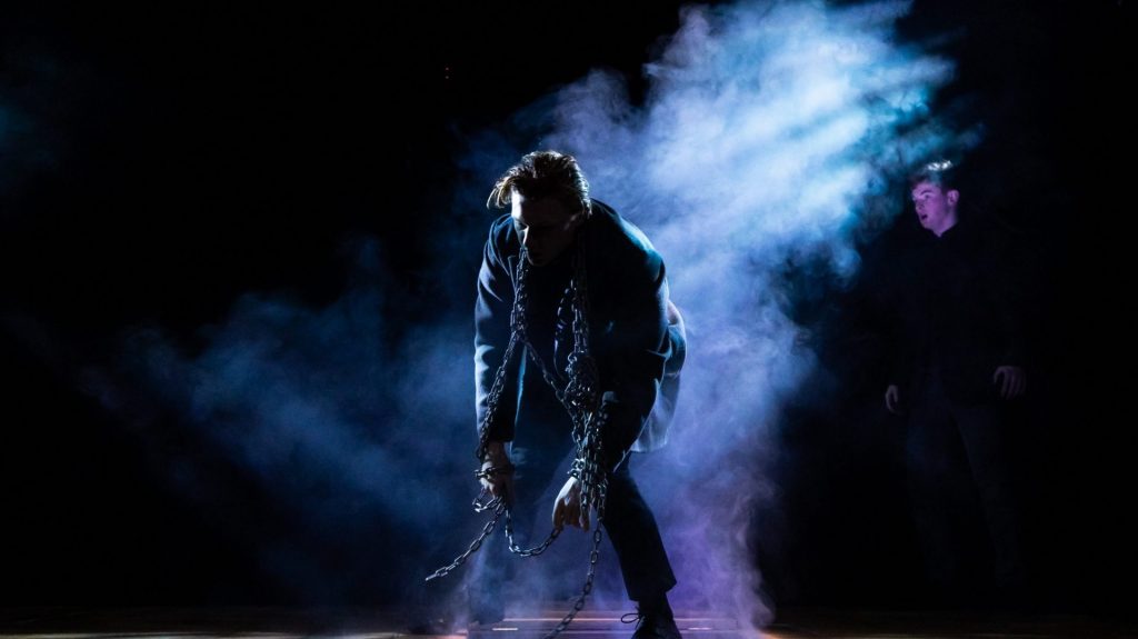 Oscar Docherty as Ghost in Hamlet - Chandler Studio - 2025